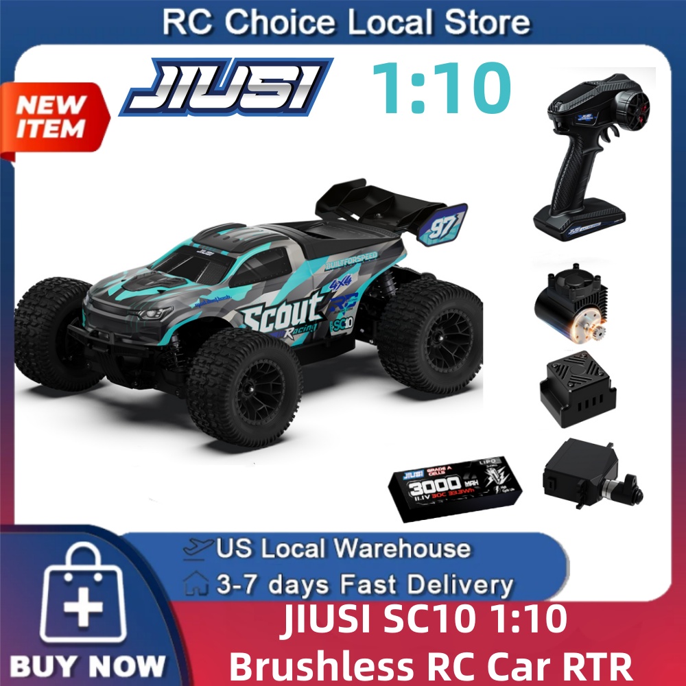 Rc Hobby Grade Truck - سيارة JIUSI SC10 1/10 بدون فرشاة