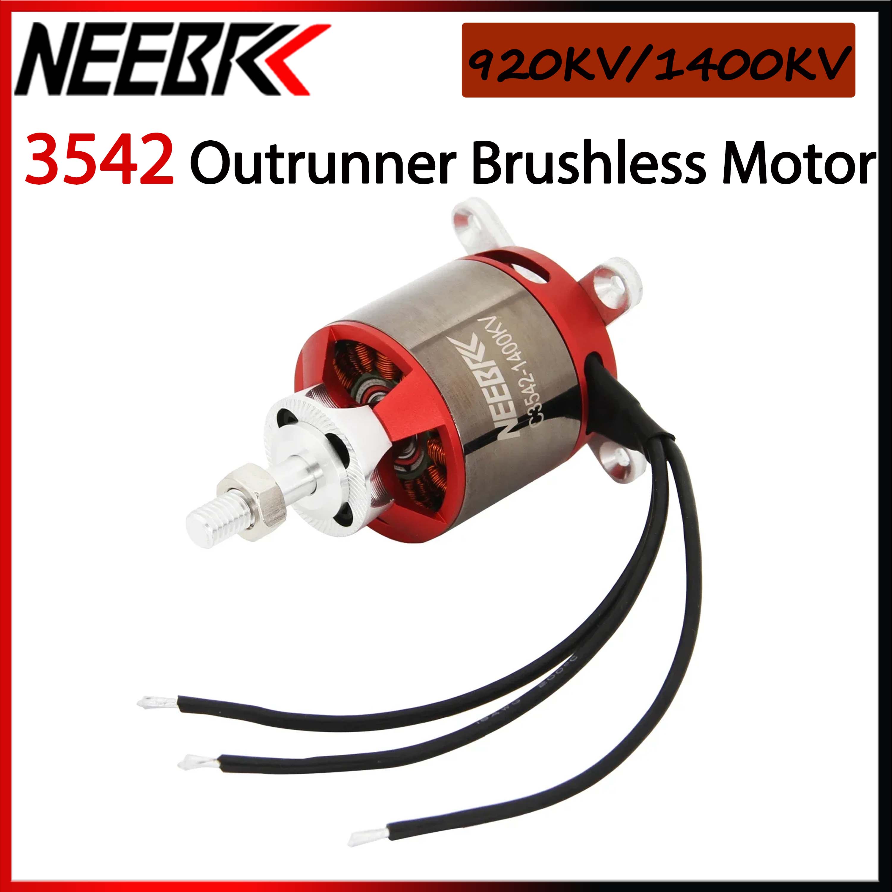 Rc Plane Hobby Zone - 1/2/4 قطعة 3542 920KV 1400KV Outrunner