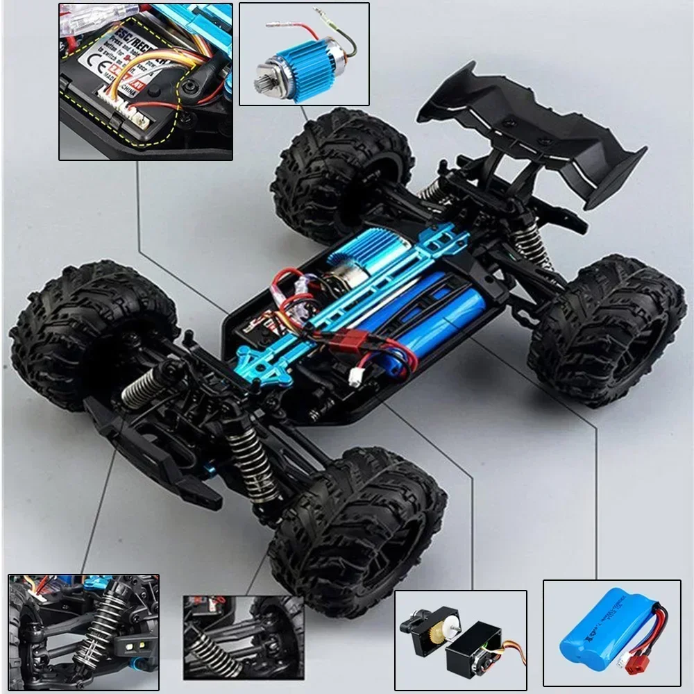 WLtoys 1:16 مقياس كبير RC سيار - مراجعة Rc Hobby Grade Truck وسعره