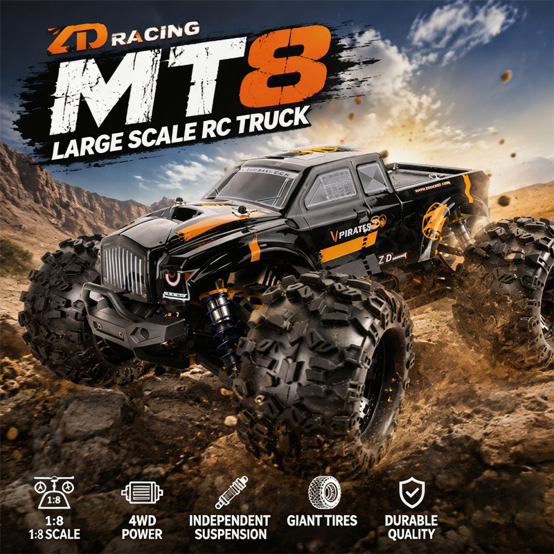 شاحنة ZD Racing MT8 RC الجديدة - مراجعة Rc Hobby Grade Monster Truck وسعره
