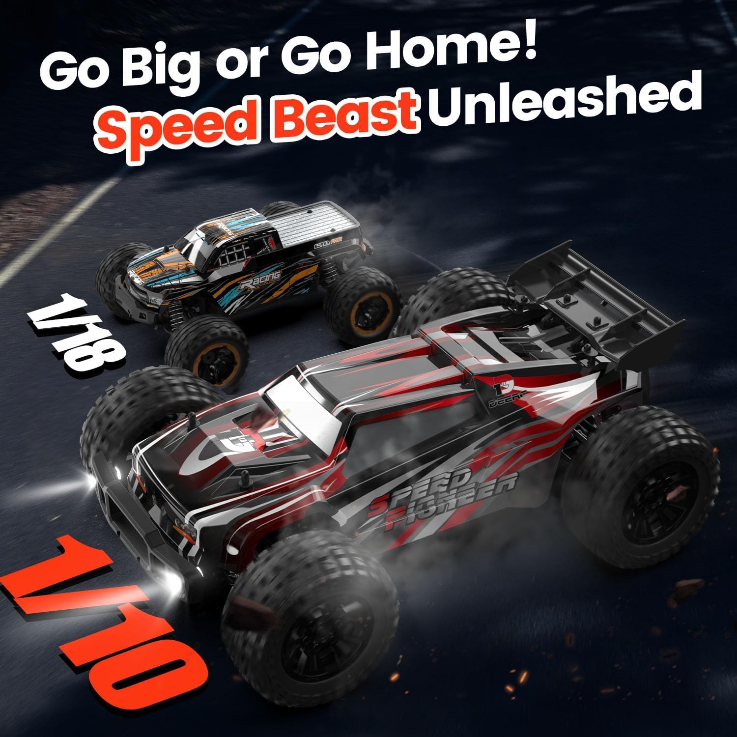سيارة تحكم عن بعد كبيرة بمقياس - مراجعة Rc Hobby Grade Monster Truck وسعره