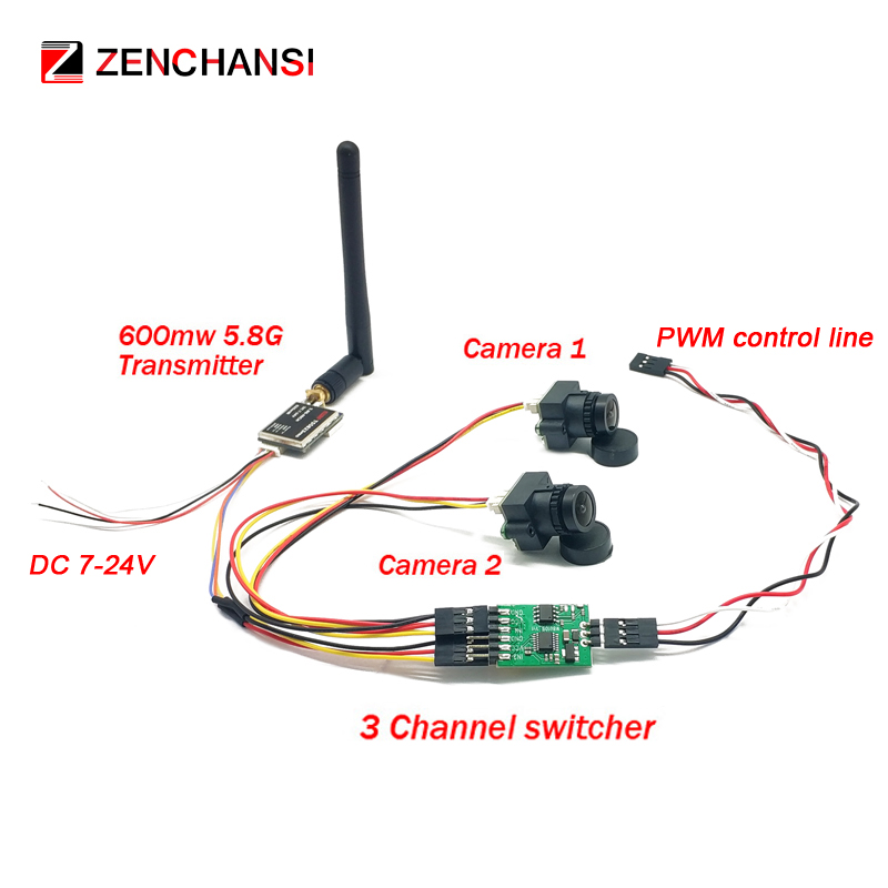 5.8G 48CH 4.3 بوصة FPV مراقب 4 - مراجعة Rc Plane Hobby Zone وسعره