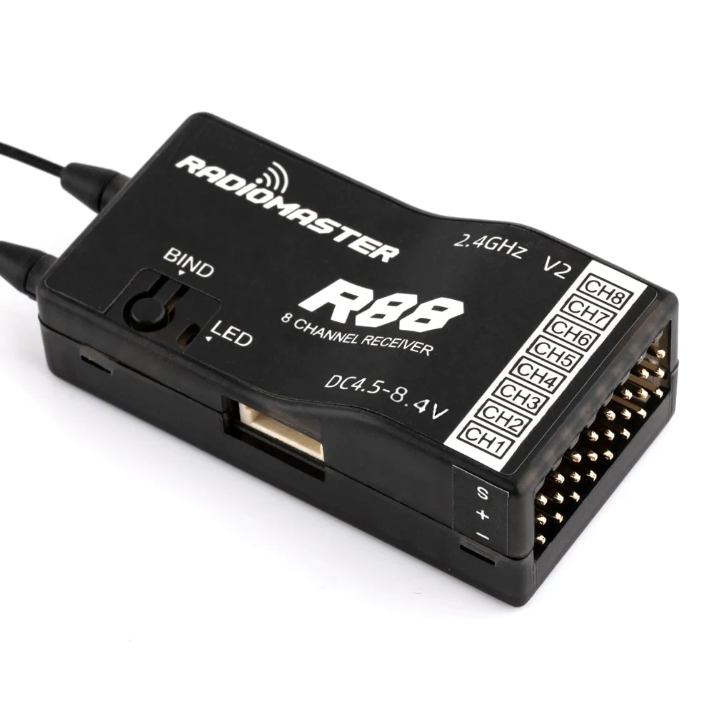 جهاز استقبال RadioMaster R88 V - مراجعة Receiver Sbus 8Ch وسعره