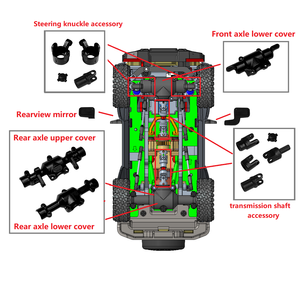 قطع غيار عمود نقل الحركة LDARC - مراجعة Rc Hobby Shops وسعره