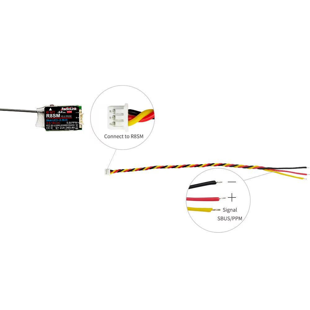 جهاز استقبال راديو لينك R8SM ص - مراجعة Receiver Sbus 8Ch وسعره