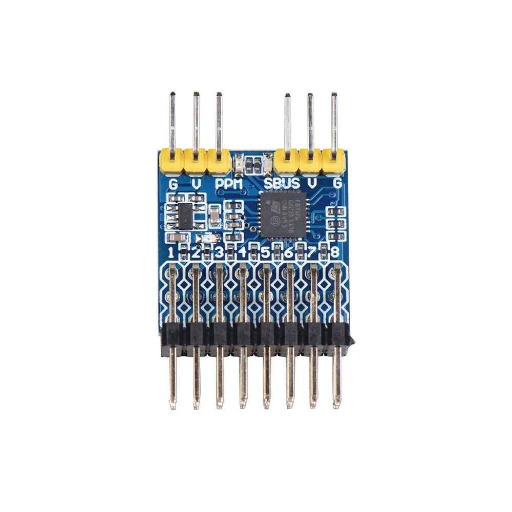 وحدة تحويل إشارات JHEMCU PPM P - مراجعة Receiver Sbus 8Ch وسعره