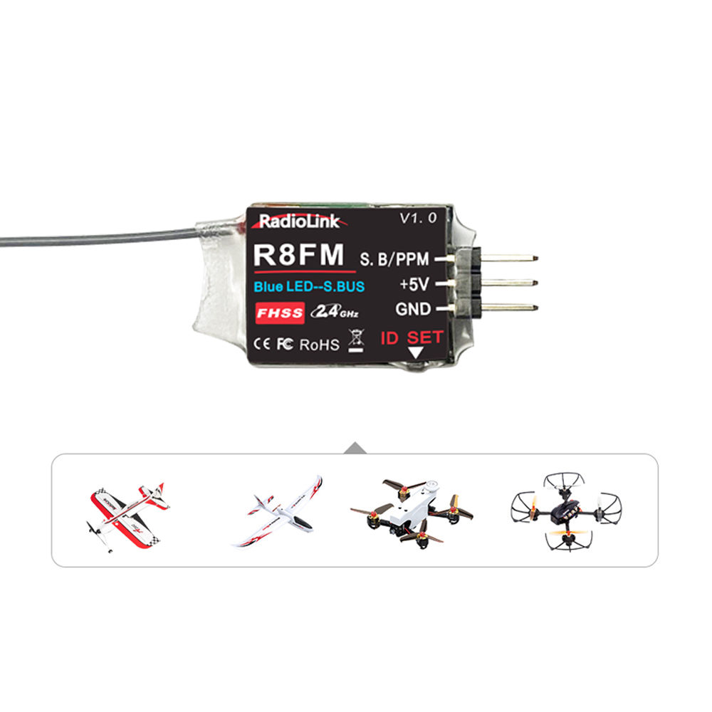 جهاز استقبال Radiolink 2.4 جيج - مراجعة Receiver Sbus 8Ch وسعره