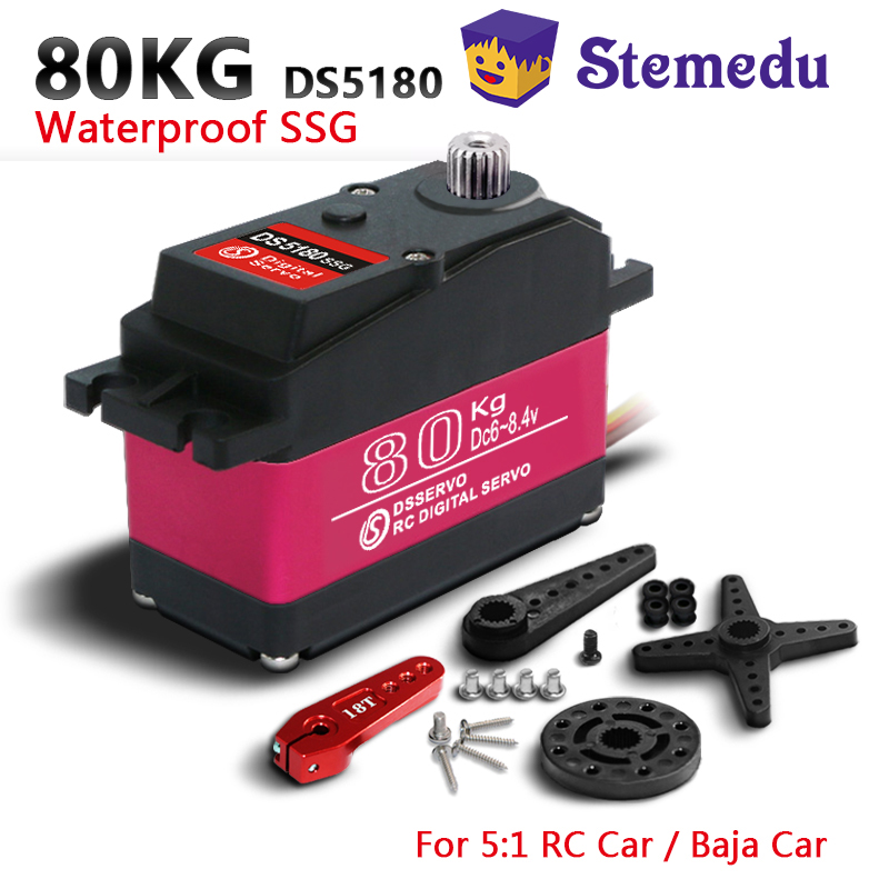 Dsservo مقاوم للماء DS5180 80  - مراجعة Rc Hobby Shops وسعره